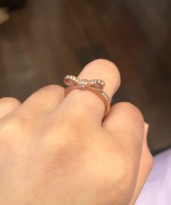 Rose Gold Bow Ring,Gold Bow Ring