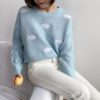 Cloud Sweater,Knitted Cloud,Unisex Knitted Cloud Sweater