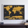 Wanderlust Scratch Off World Map