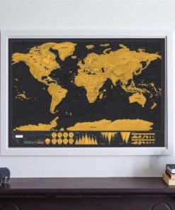 Wanderlust Scratch Off World Map