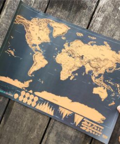 Wanderlust Scratch Off World Map