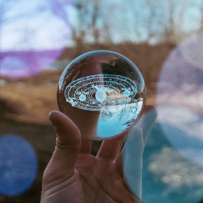 Engraved Solar System Sphere