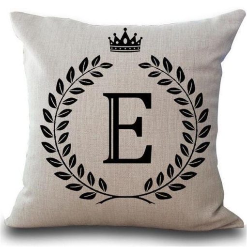 Alphabet Pillow,Pillow Cover,Alphabet Pillow Cover