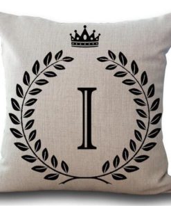 Alphabet Pillow,Pillow Cover,Alphabet Pillow Cover