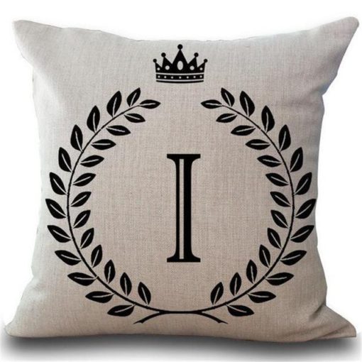 Alphabet Pillow,Pillow Cover,Alphabet Pillow Cover