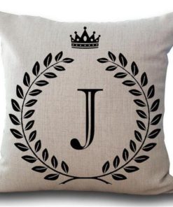 Alphabet Pillow,Pillow Cover,Alphabet Pillow Cover