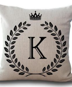 Alphabet Pillow,Pillow Cover,Alphabet Pillow Cover