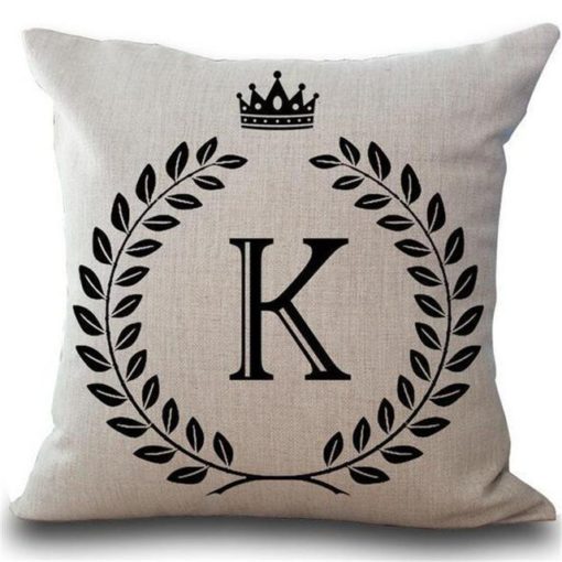 Alphabet Pillow,Pillow Cover,Alphabet Pillow Cover