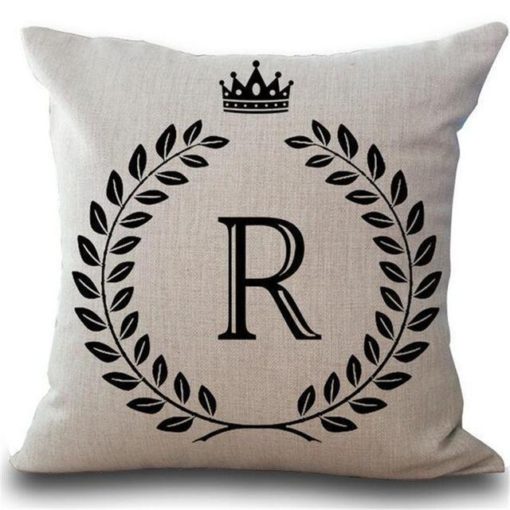 Alphabet Pillow,Pillow Cover,Alphabet Pillow Cover