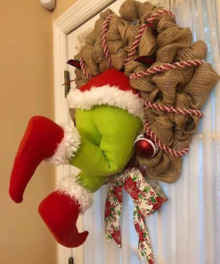 Grinch Christmas Wreath