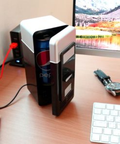 Mini USB Desktop Fridge - Can Cooler & Drink Warmer