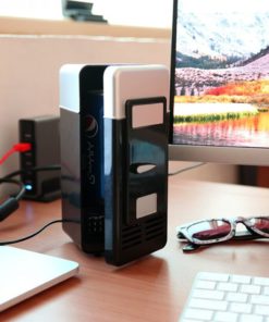 Mini USB Desktop Fridge - Can Cooler & Drink Warmer