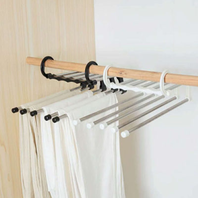 5-In-1 Stainless Steel Multi-Functional Pants Rack Hanger