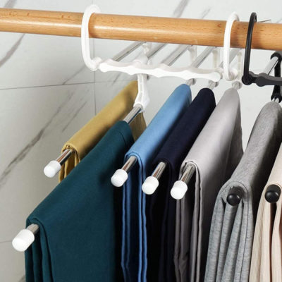 5-In-1 Stainless Steel Multi-Functional Pants Rack Hanger