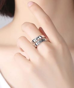 925 Sterling Silver I Am Enough Ring