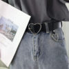 Heart Buckle Belt For Jeans, Shorts & Overcoats