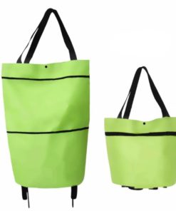 Collapsible Trolley Bags with Folding Wheels