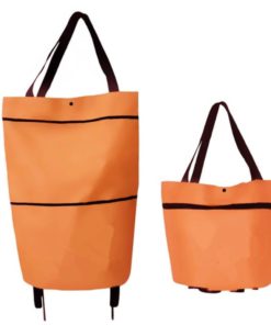 Collapsible Trolley Bags with Folding Wheels