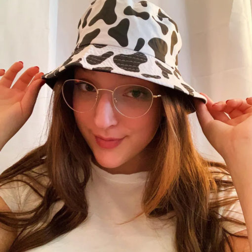 Cow Print Bucket Hat