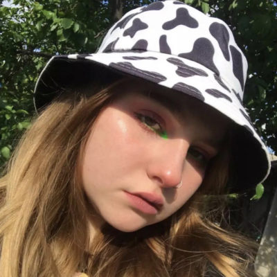 Cow Print Bucket Hat