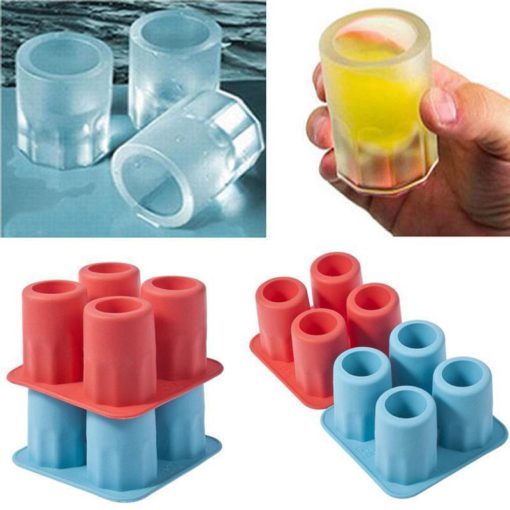 Ice Shot Glass Maker Tray For Frozen Drinks