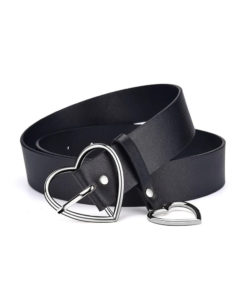 Heart Buckle Belt For Jeans, Shorts & Overcoats