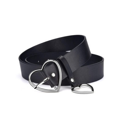 Heart Buckle Belt For Jeans, Shorts & Overcoats