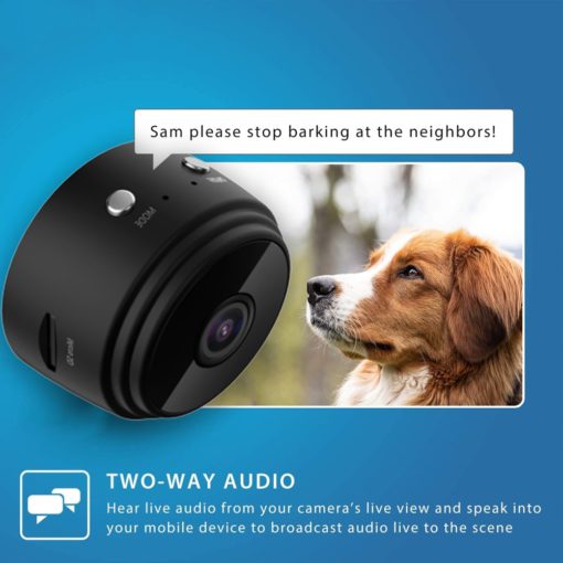 Mini Wireless WIFI Spy Camera with Sensor Night Vision