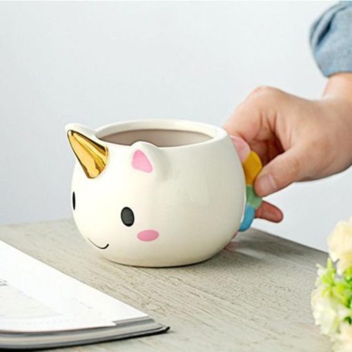 Gold Unicorn Mug