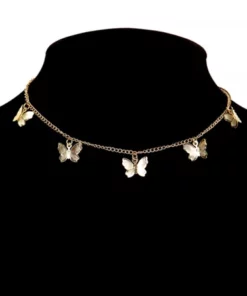 Butterfly Choker Chain Necklace