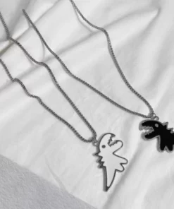 Cartoon Dinosaur Pendant Necklace