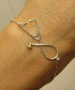 Metal Stethoscope Bracelet