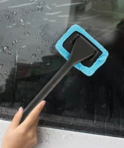 Microfiber Car Window Cleaner Wand For Interior & Exterior Cleaning