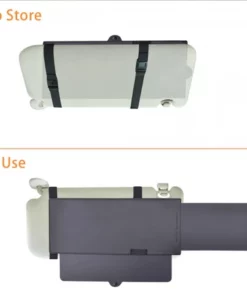 Opaque Car Sun Visor Extender Clip-On