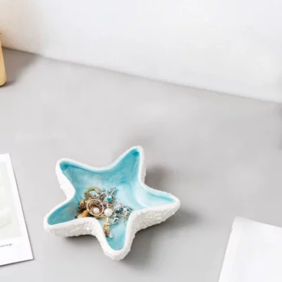 Multi-Use Ceramic Starfish Bowl