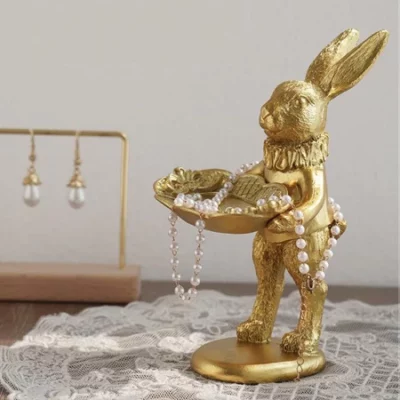 Bunny Ring Holder Dish for Jewelry