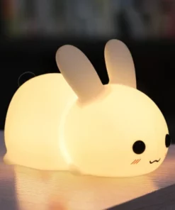 Rechargeable Silicone Dimmable Bunny Night Light