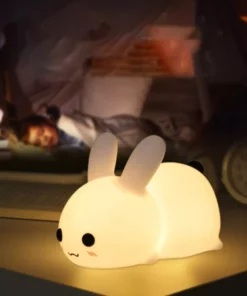 Rechargeable Silicone Dimmable Bunny Night Light