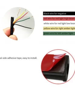 Flexible LED Brake Light Strip Motorcycle Bar