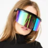 Futuristic Shield Visor Sunglasses