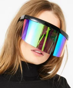 Futuristic Shield Visor Sunglasses