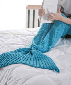 Handmade Mermaid Snuggle Blanket for Kids & Adults