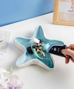 Multi-Use Ceramic Starfish Bowl