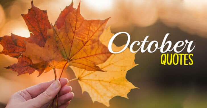 October Quotes