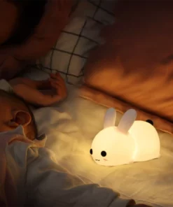 Rechargeable Silicone Dimmable Bunny Night Light