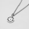 Silver Compass Necklace For Women & Men