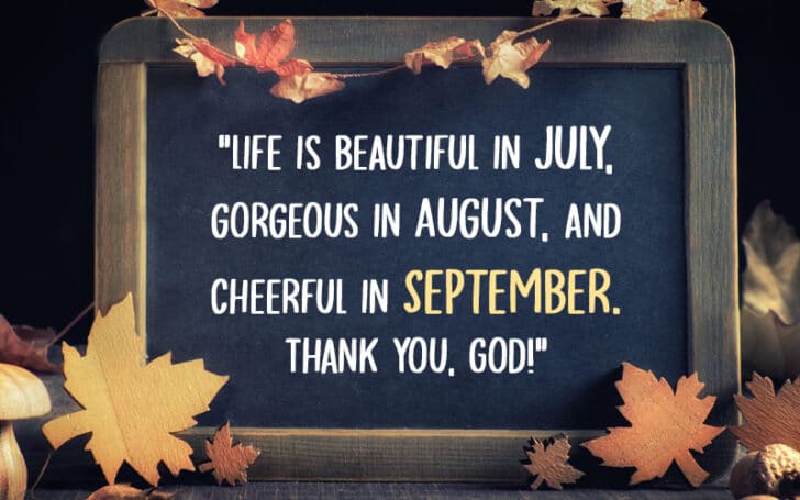 September Quotes