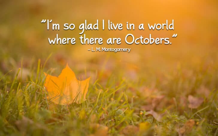 October Quotes