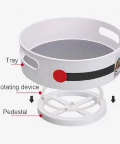 Anti-Skid 360° Rotating Storage Tray