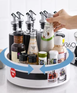 Anti-Skid 360° Rotating Storage Tray